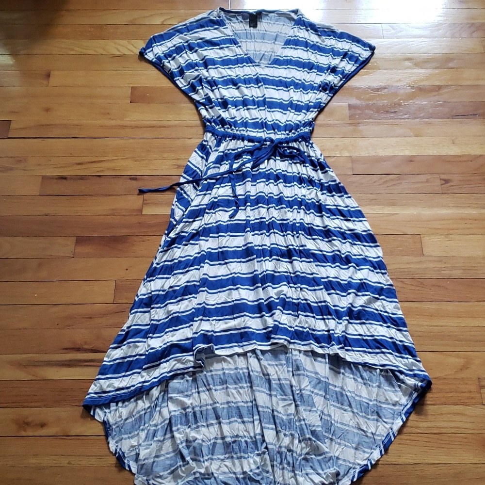 H&M high low sailor dress